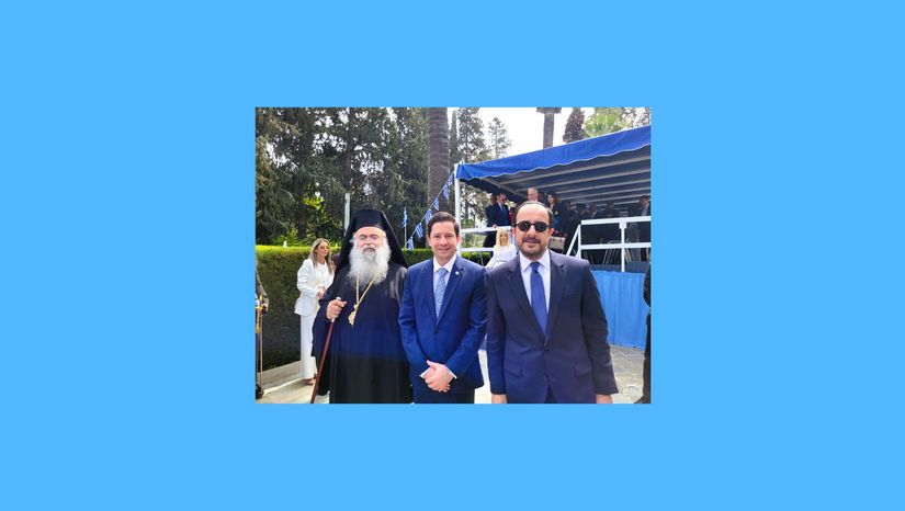 Τον Πανηγυρικό για την 25η Μαρτίου εκφώνησε στην δοξολογία της Αρχιεπισκοπής Κύπρου ο Πρύτανης Καθηγητής Γεράσιμος Σιάσος