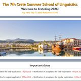 CreteLing 2026 - The 7th Crete Summer School of Linguistics
